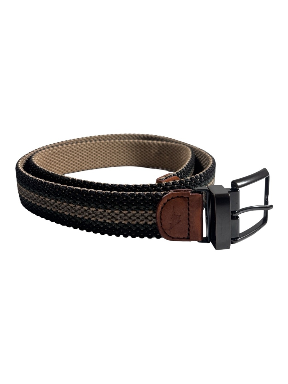 Tommy Bahama Reversible Stretch Cord Belt 44” NWOT gorpcore boatcore travelcore - Picture 3 of 7